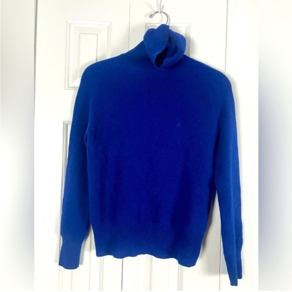Alexander Wang Royal Blue 100% Cashmere Turtleneck Sweater SZ Small